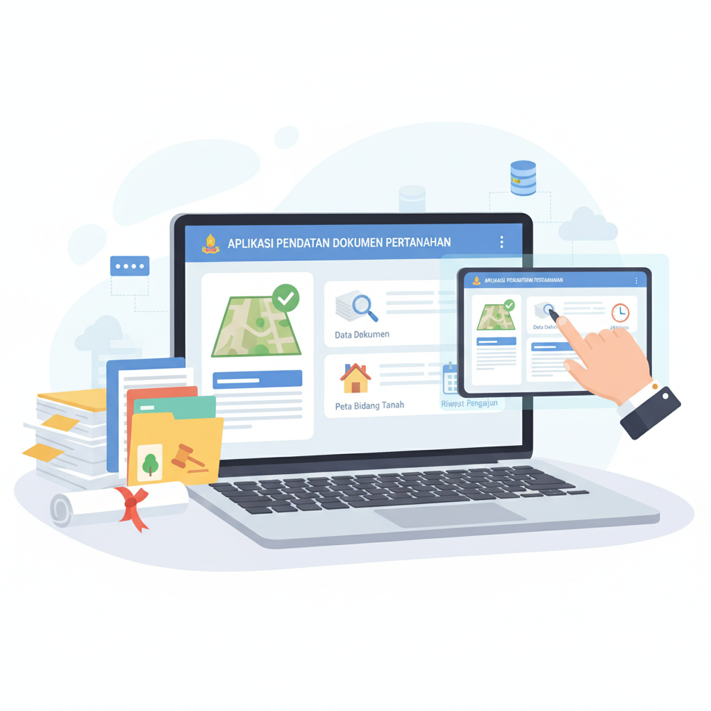 Land Management Illustration